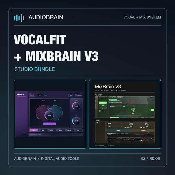 Official product image for VocalFit + MixBrain V3 STUDIO Bundle